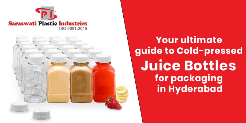 Cold pressed juice bottles for packaging in Hyderabad